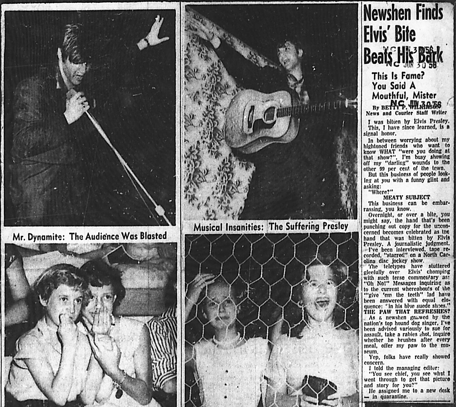 1956 newspaper